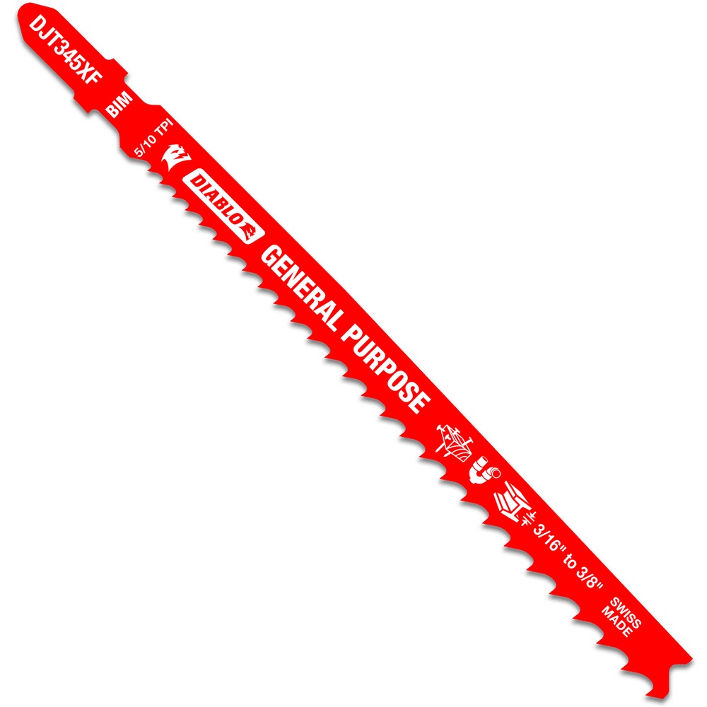 5-1/4-Inch 5/10-Tpi Bi-Metal T-Shank Jig Saw Blade For General Purpose Cuts 5-Pack 1 5-1/4-Inch 5/10-Tpi Bi-Metal T-Shank Jig Saw Blade For General Purpose Cuts 5-Pack
