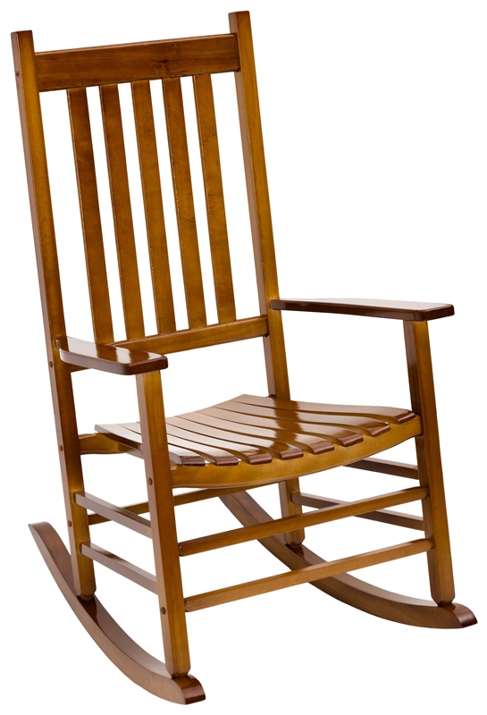 Natural Brown Porch Rocking Chair