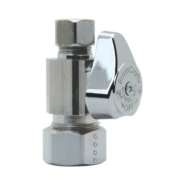 1/2 x 3/8-Inch Connection Brass Stop Valve 1 1/2 x 3/8-Inch Connection Brass Stop Valve