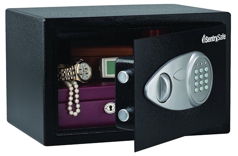 Black Steel Digital Locking Medium Programmable Security Safe
