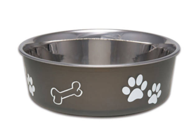 Small Espresso Classic Bella Pet Bowl