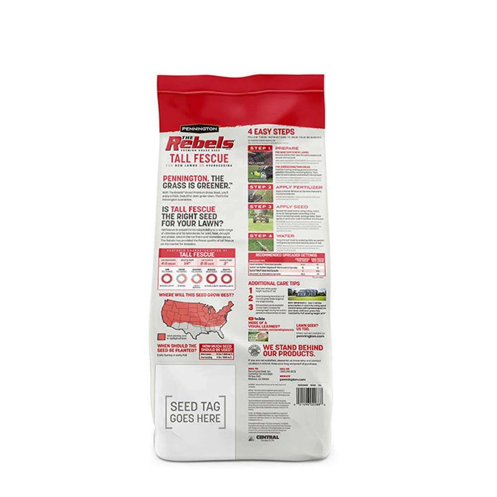 The Rebels® Premium Tall Fescue Grass Seed, 7-Pound