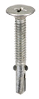 Phillips Galvanized Wood To Metal Screw With Wings, 250-Piece, #10 X 1-7/16\