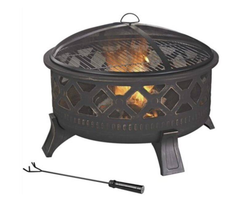 32-Inch Round Steel Fire Pit