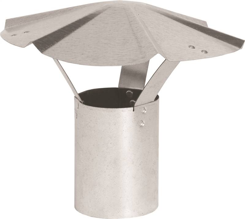 3-Inch Galvanized Steel Shanty Cap