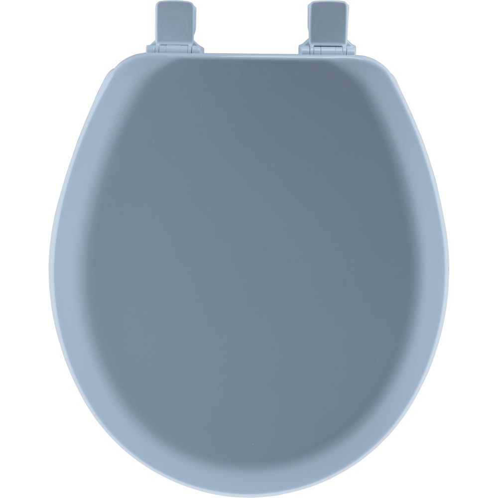 Round Molded Wood Toilet Seat Sky Blue 2 Round Molded Wood Toilet Seat Sky Blue