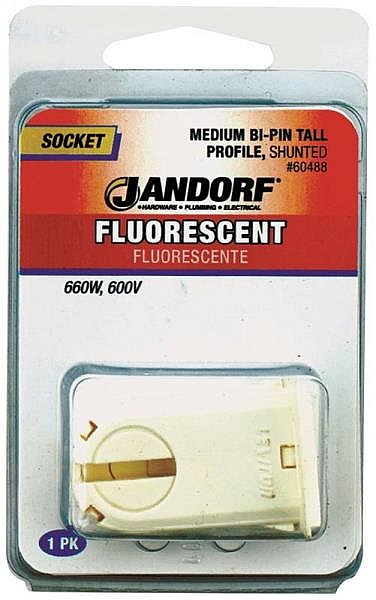 Fluorescent Medium Bi-Pin Lamp Socket 1 Fluorescent Medium Bi-Pin Lamp Socket