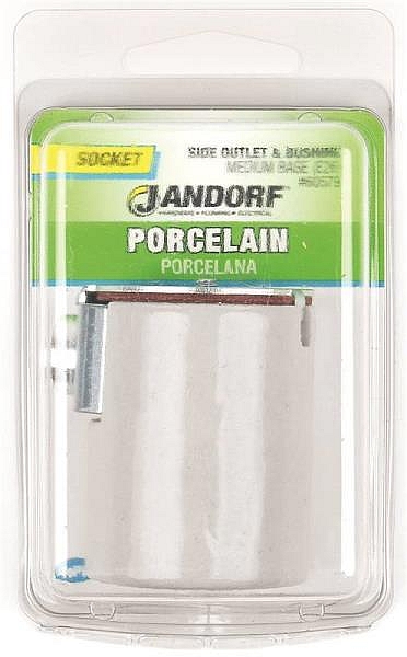 Porcelain Medium Base Lamp Socket With Side Outlet