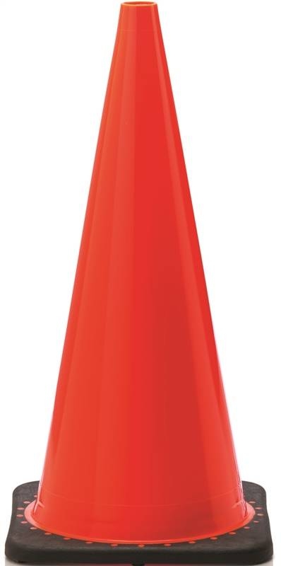 28-Inch Orange PVC Traffic Safety Cone 2 28-Inch Orange PVC Traffic Safety Cone