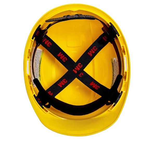 Yellow 4-Point Suspension Hard Hat