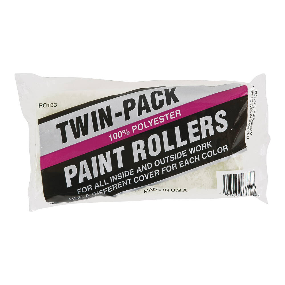3/8-Inch X 9-Inch Yellow Polyester Paint Roller Cover, 2-Pack 2 3/8-Inch X 9-Inch Yellow Polyester Paint Roller Cover, 2-Pack