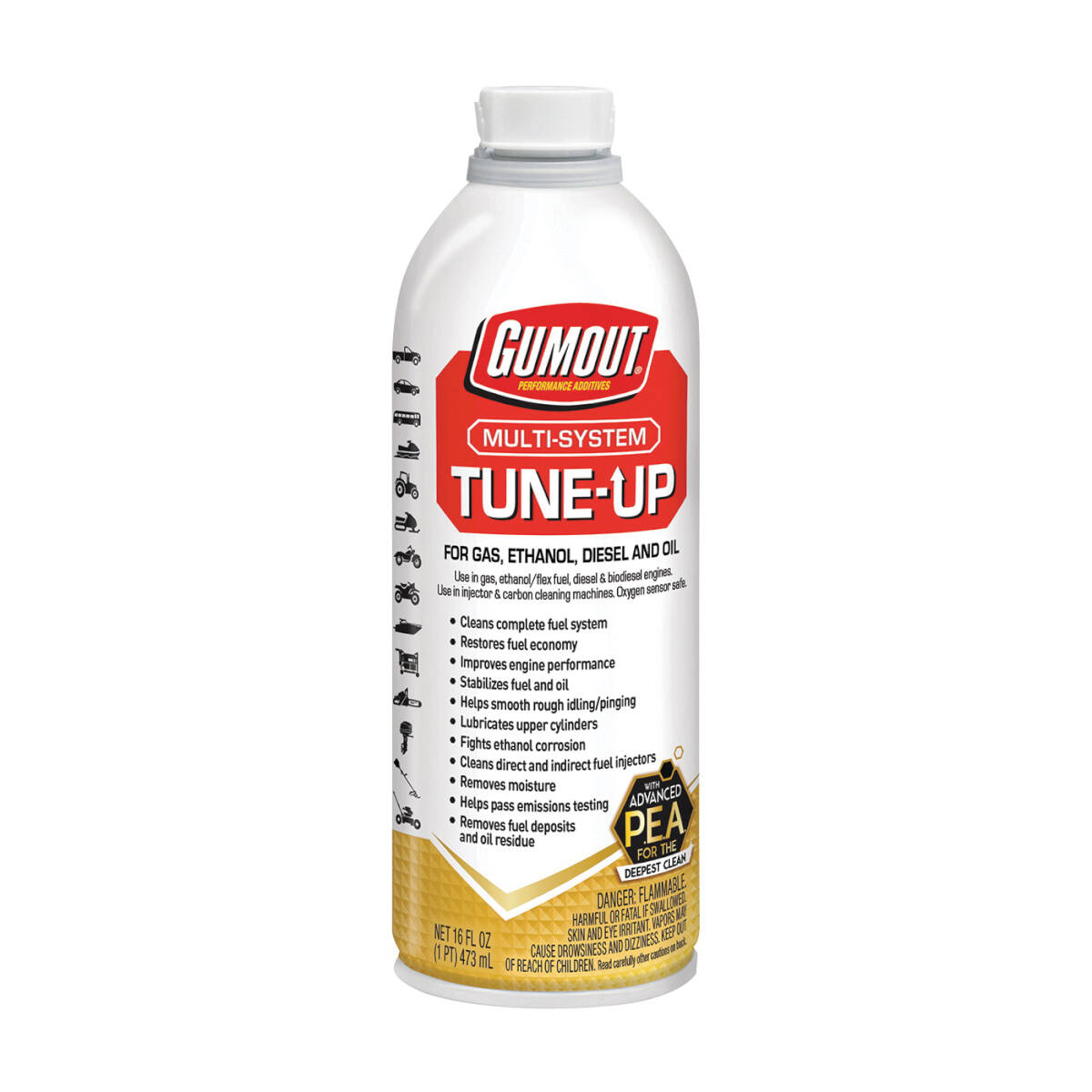 16-Oz Amber/Clear Gumout Tune-Up 1 16-Oz Amber/Clear Gumout Tune-Up