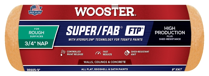 3/4-Inch Nap, 9-Inch Professional Super Fab FTP Paint Roller Cover