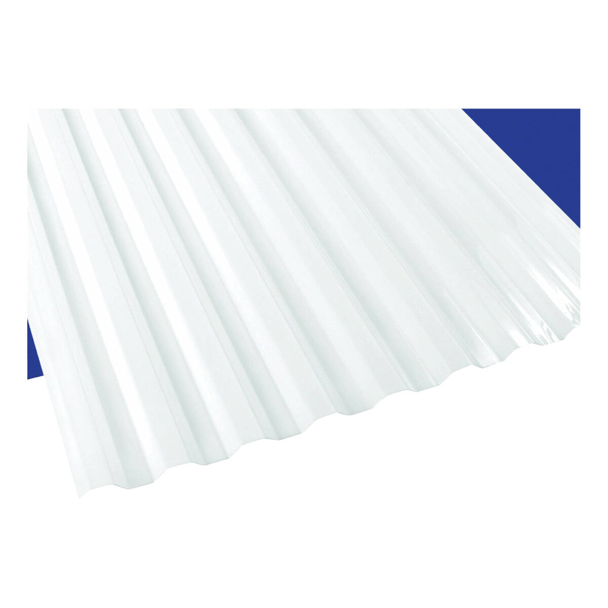 8-Foot X 26-Inch X 0.032-Inch Opal White Polycarbonate Corrugated Roof Panel