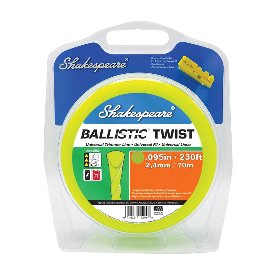 0.095-Inch X 230-Foot Trimmer Twist Line