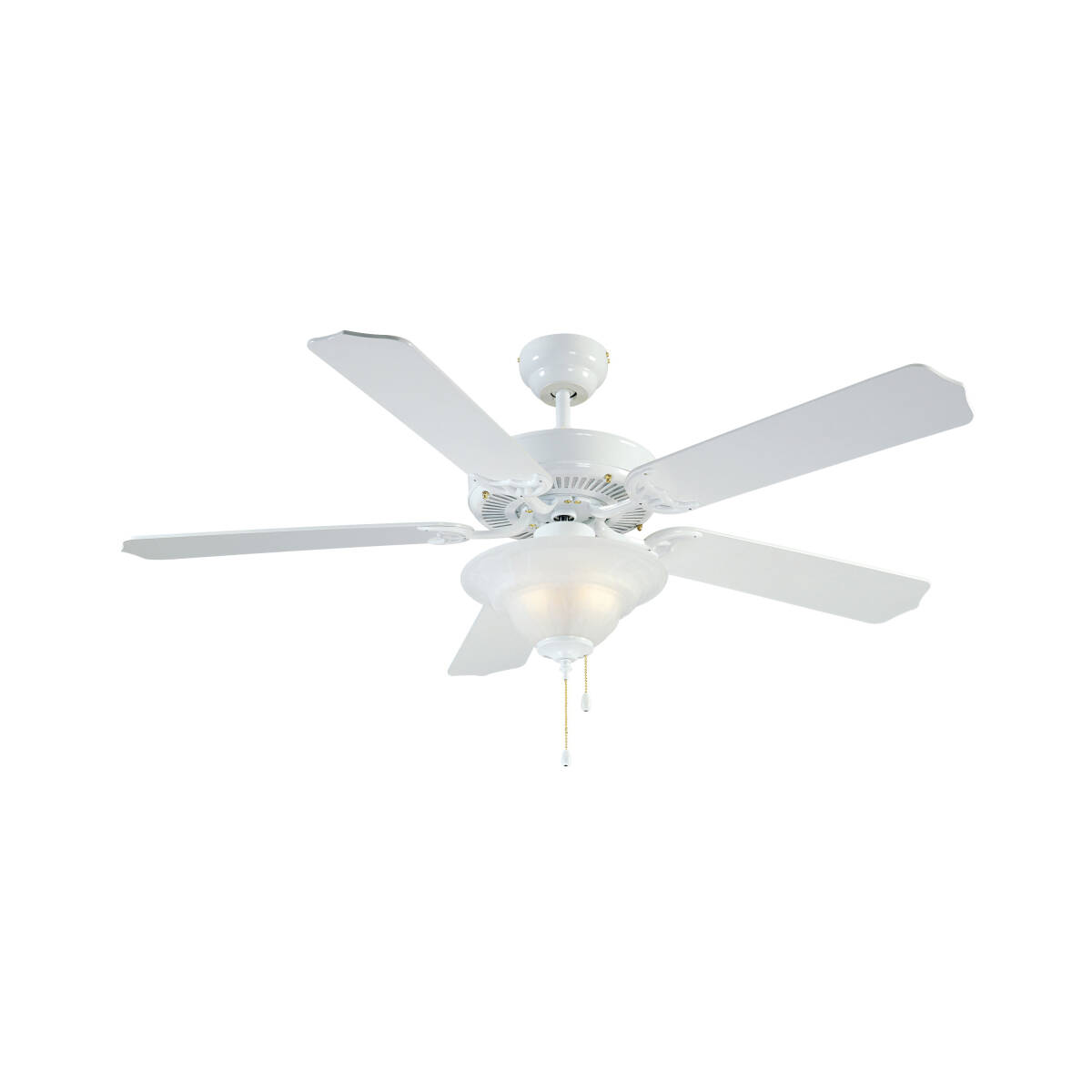 52-Inch White Indoor LED 5-Blade Ceiling Fan 2 52-Inch White Indoor LED 5-Blade Ceiling Fan