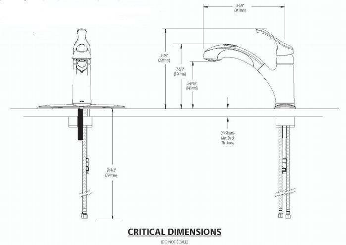 Matte Black Renzo™ 1-Handle Low Arc Pull-Out Kitchen Faucet 1 Matte Black Renzo™ 1-Handle Low Arc Pull-Out Kitchen Faucet