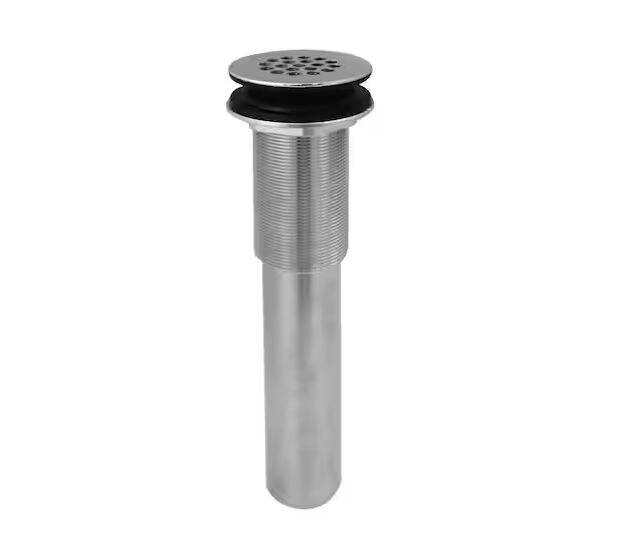 1-1/4-Inch Open Grid Bathroom Sink Drain without Overflow