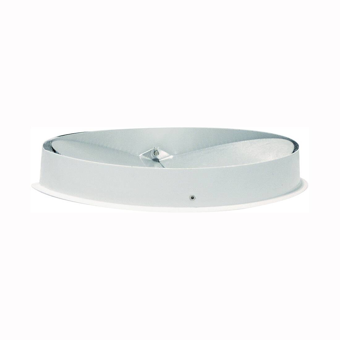 7 in. Painted Steel Range Hood Collar With Damper