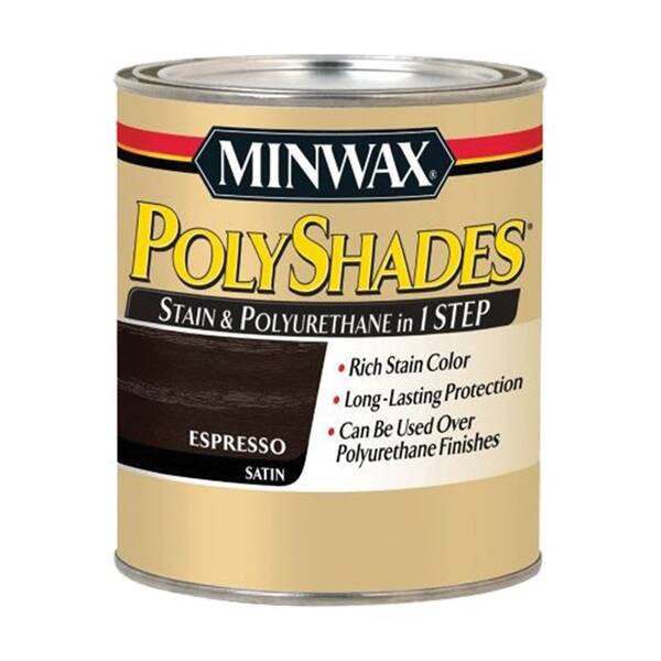 0.5-Pint Espresso Satin PolyShades Stain And Polyurethane