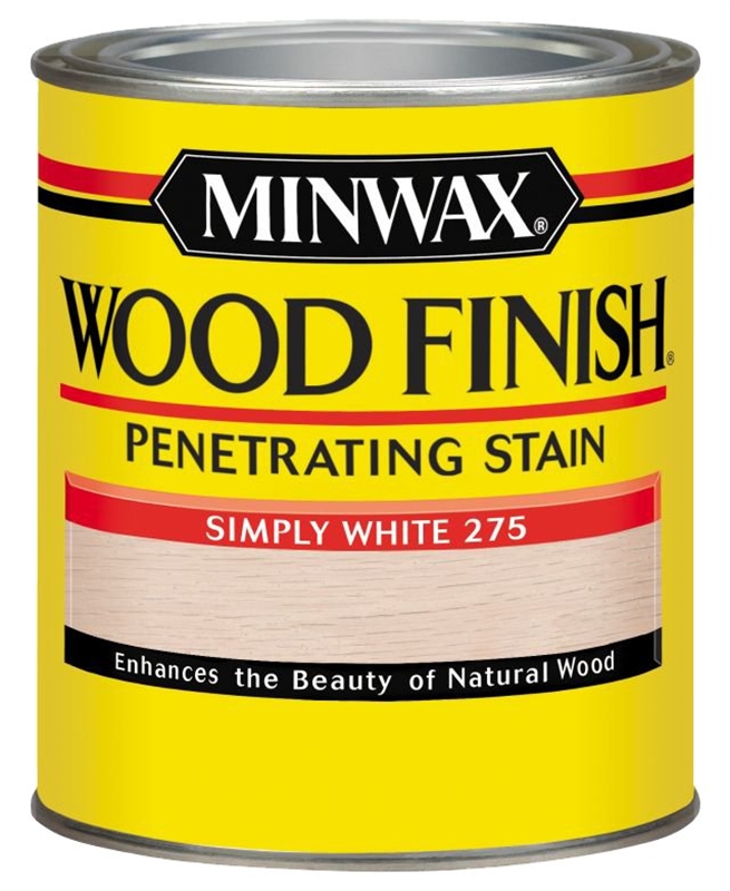 Quart Simply White Wood Finish Penetrating Stain 1 Quart Simply White Wood Finish Penetrating Stain