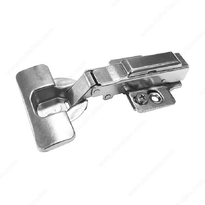 105-Degree Brushed Nickel Soft-Close Full Wood Hinge, 2-Pack 1 105-Degree Brushed Nickel Soft-Close Full Wood Hinge, 2-Pack