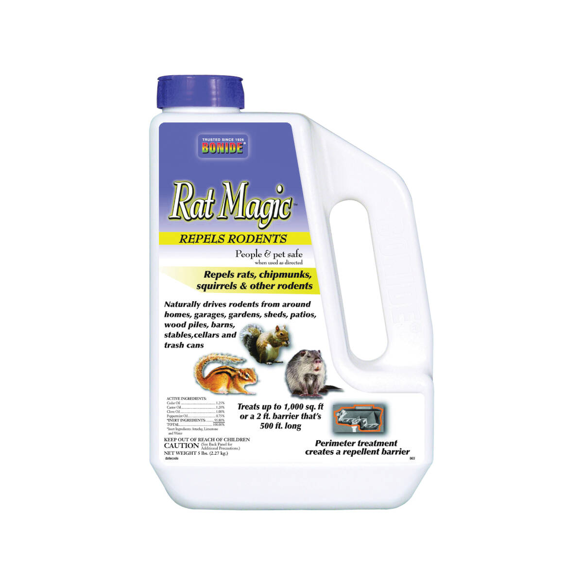 5 Pound, Rat Magic Rodent Repellent Granules 8634/863