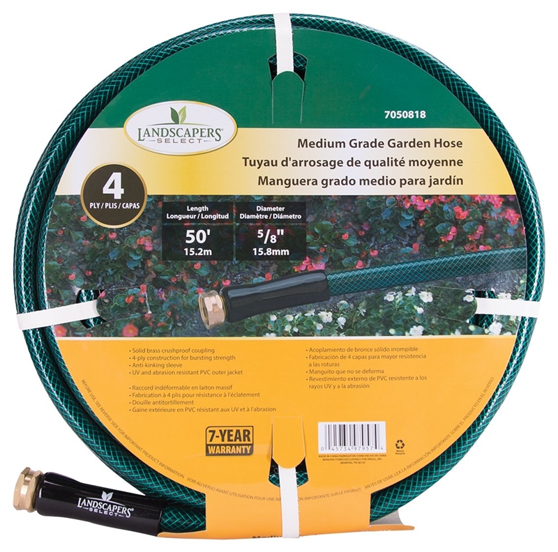 5/8-Inch X 50-Foot Medium Grade Garden Hose