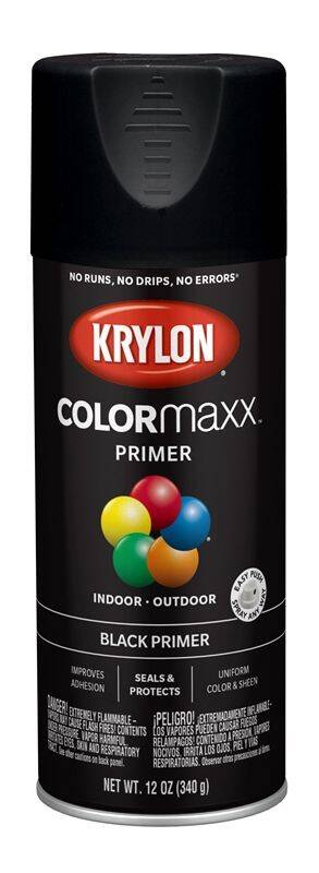 12-Ounce Black Primer ColorMaxx Spray 1 12-Ounce Black Primer ColorMaxx Spray