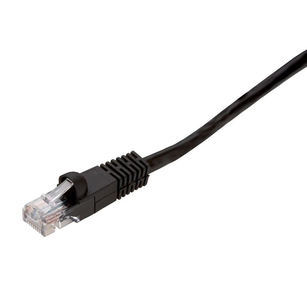 7-Foot Cat-6E Rj45 Black Network Cable