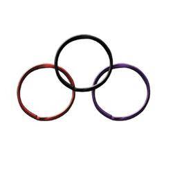 1-Inch Colored Split Key Ring