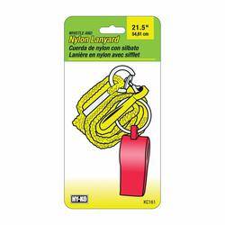 21-Inch Nylon Whistle Lanyard