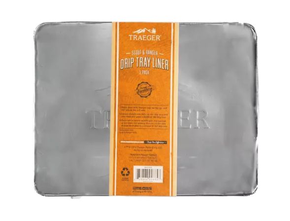13-1/4 x 10-1/4-Inch Drip Tray Liner For Scout And Ranger Grills, 5-Pack 1 13-1/4 x 10-1/4-Inch Drip Tray Liner For Scout And Ranger Grills, 5-Pack
