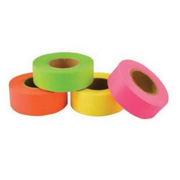 1-3/16-Inch X 150-Foot Fluorescent Lime PVC Flagging Tape 1 1-3/16-Inch X 150-Foot Pink Flagging Tape