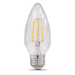 Filament 60-Watt Equivalent F15 E26-Medium Soft White Dimmable LED Light Bulb, 1-Pack 1 Filament 60-Watt Equivalent F15 E26-Medium Soft White Dimmable LED Light Bulb, 1-Pack