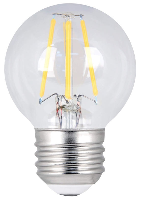 Enhance® Filament 60-Watt Equivalent G16 1/2 E26-Medium Soft White Dimmable LED Light Bulb, 2-Pack 1 Enhance® Filament 60-Watt Equivalent G16 1/2 E26-Medium Soft White Dimmable LED Light Bulb, 2-Pack