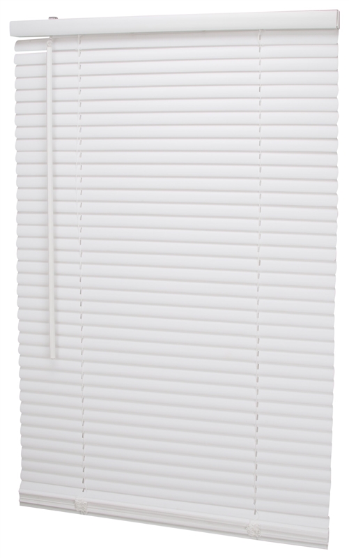 23 x 64-Inch White Vinyl Cordless Blind