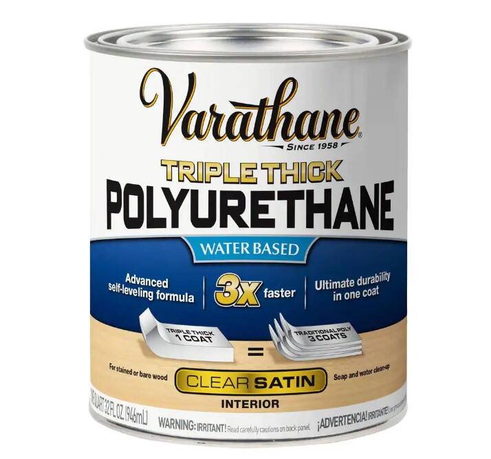Triple Thick Polyurethane 3X Clear 1-Quart