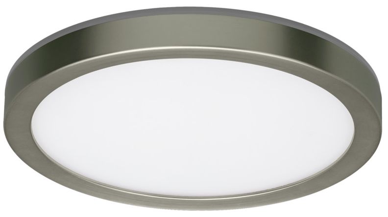 7-1/2-Inch 12-Watt Brushed Nickel Ceiling Light Fixture 3 7-1/2-Inch 12-Watt Brushed Nickel Ceiling Light Fixture