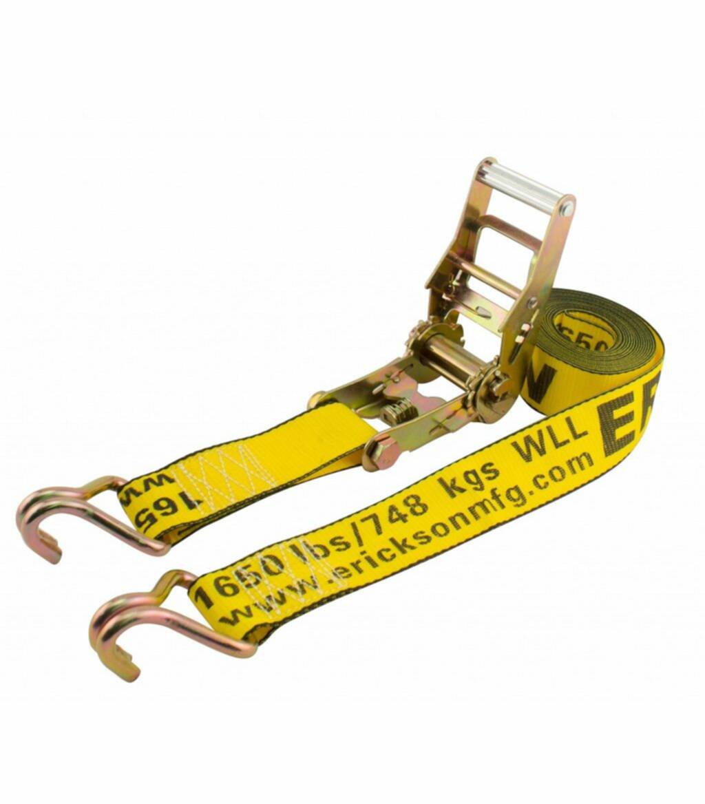 2-Inch X 15-Foot 5000-Pound Yellow Ratchet Strap