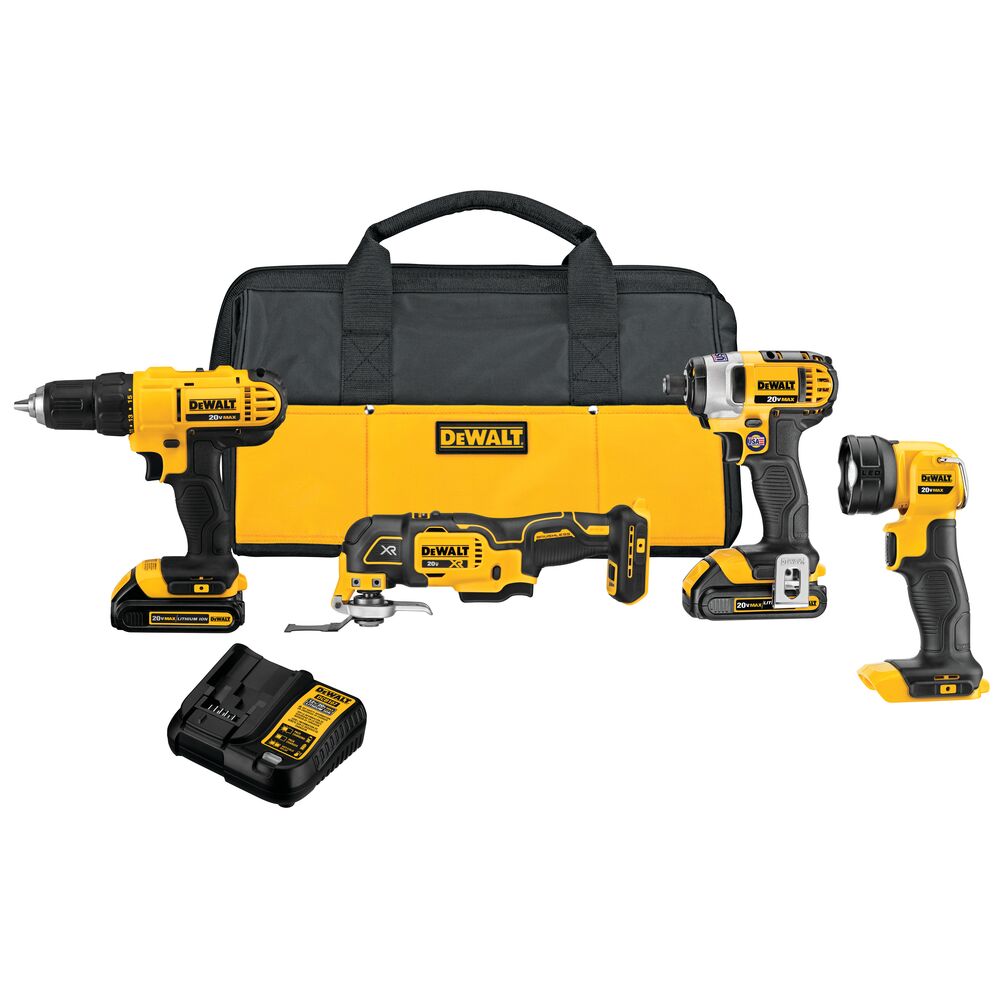 20-Volt Max Cordless 4-Tool Combo Kit