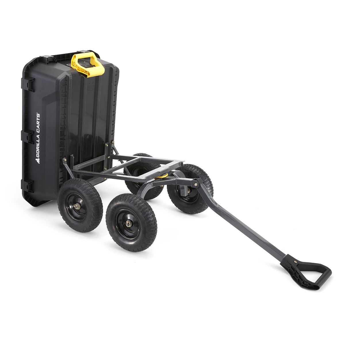 7 Cubic Foot, Black, Heavy Duty Poly Yard Dump Cart 3 7 Cubic Foot, Black, Heavy Duty Poly Yard Dump Cart