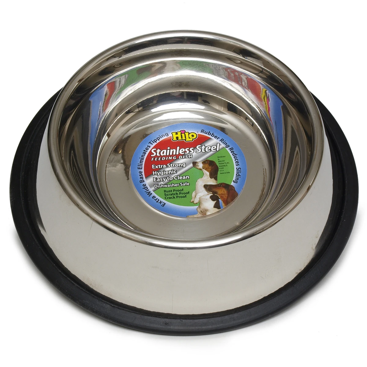 24-Ounce Hilo Stainless Steel Non-Skid Dish