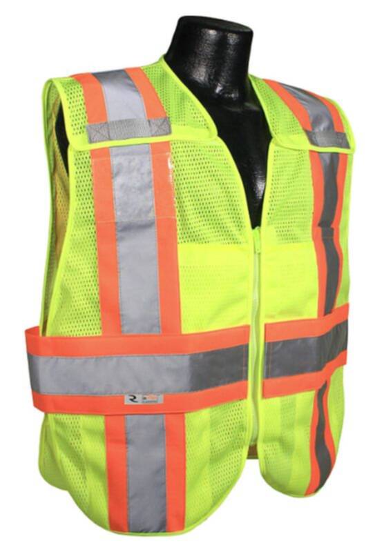 X-Large Green Class 2 5-Point Break Vest