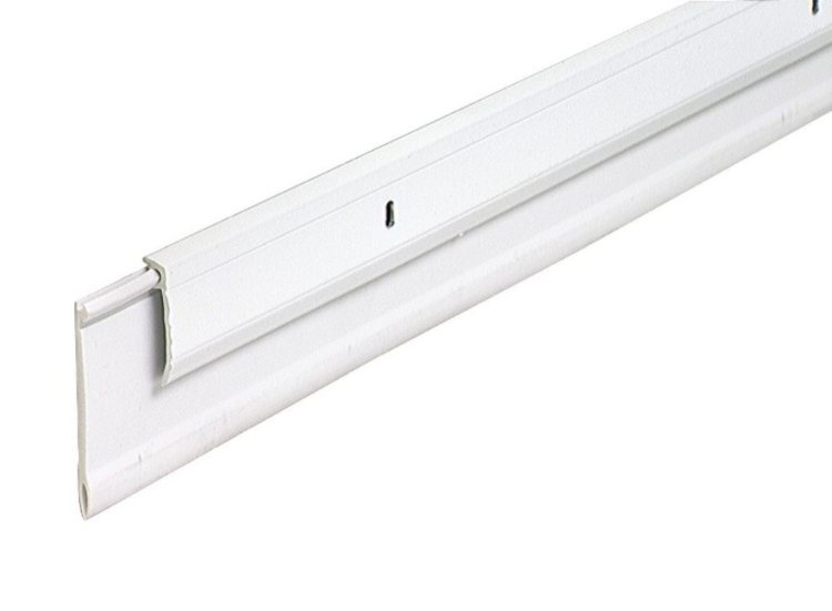 36-Inch Heavy Duty White Door Sweep 1 36-Inch Heavy Duty White Door Sweep
