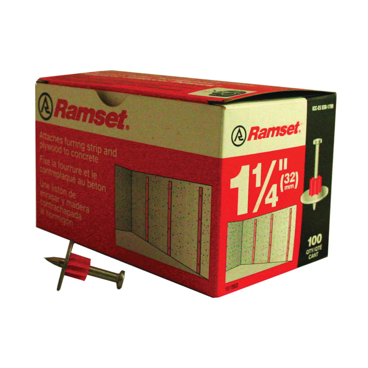 1-1/4-Inch Steel Washered Pin