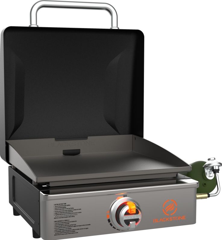 17-Inch Table Top Griddle With Hood