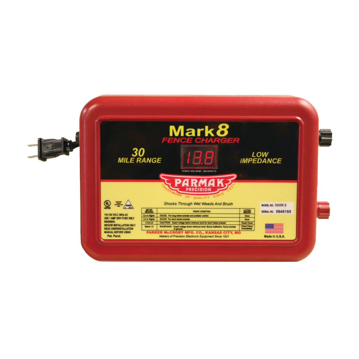 110/120v Electric Fence Charger 1 110/120v Electric Fence Charger