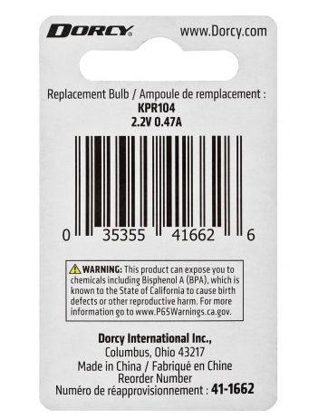 2.2-Volt Krypton Flashlight Replacement Bulb, 2-Pack