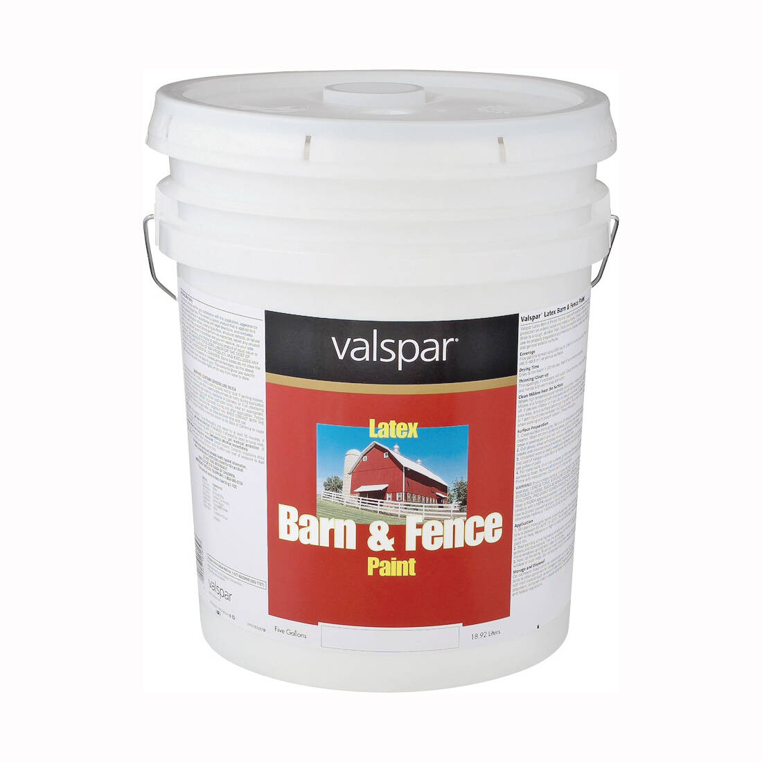 5-GallonWhite Barn And Fence Paint 1 5-GallonWhite Barn And Fence Paint